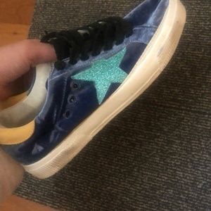 Golden goose suade velvet sneaker